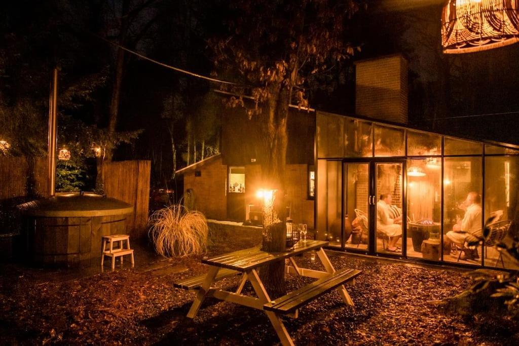 Boutique Bungalow 2 Met Sauna, Hottub En Boskas Rheezerveen Buitenkant foto