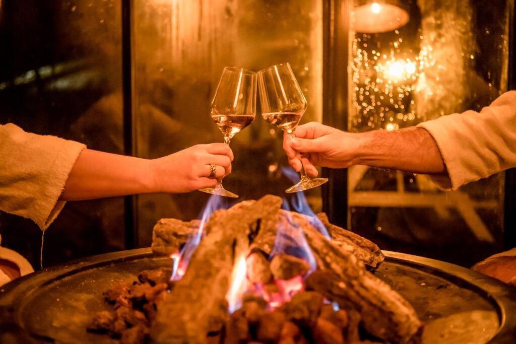 Boutique Bungalow 2 Met Sauna, Hottub En Boskas Rheezerveen Buitenkant foto
