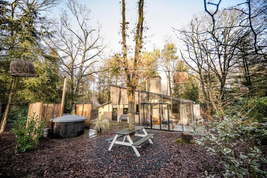 Boutique Bungalow 2 Met Sauna, Hottub En Boskas Rheezerveen Buitenkant foto